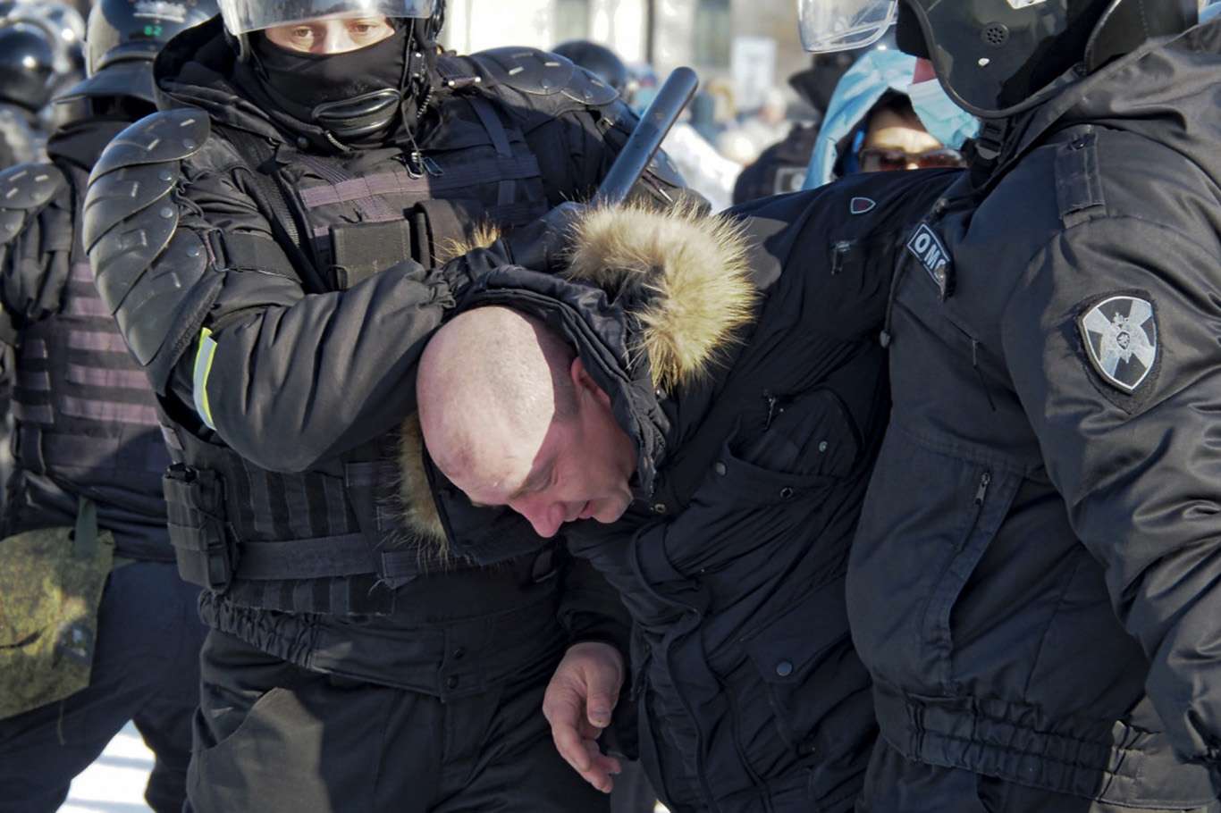 Rusya'da binden fazla gösterici gözaltına alındı